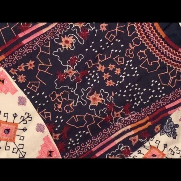 Anthropologie Multicolor Patterned Mini Dress - Picture 7 of 12